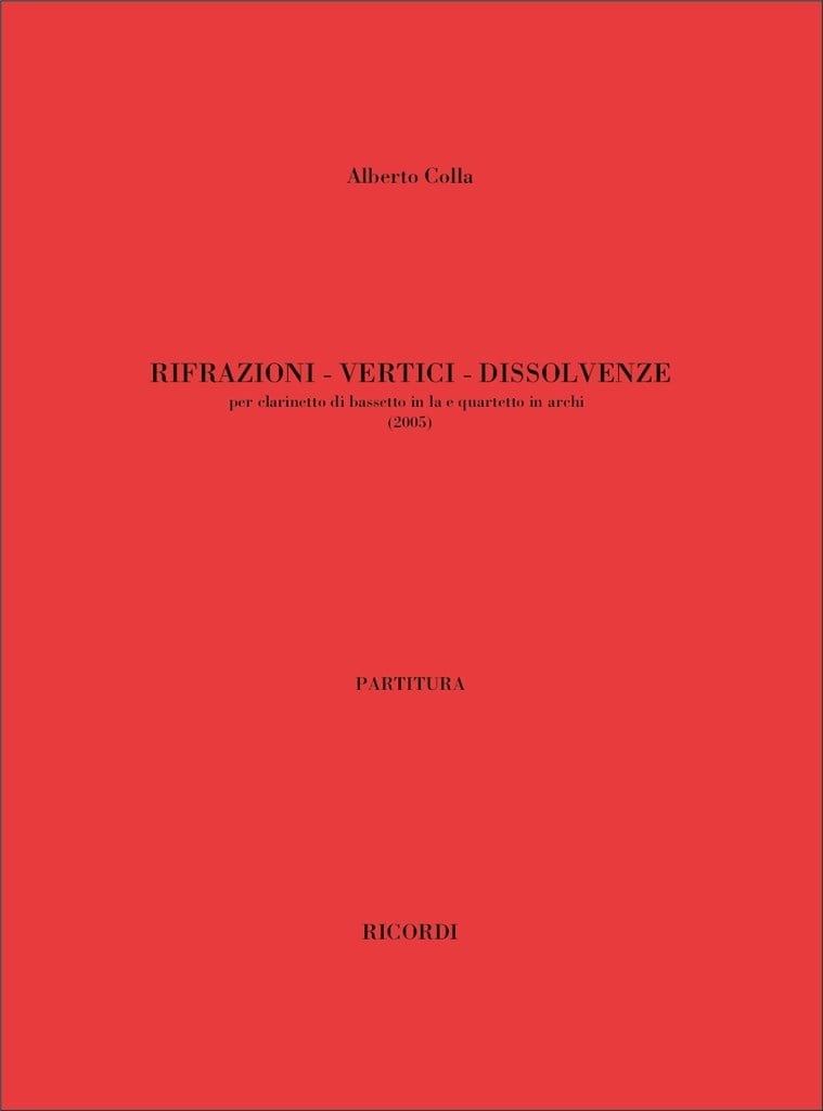 Rifrazioni - Vertici - Dissolvenze
